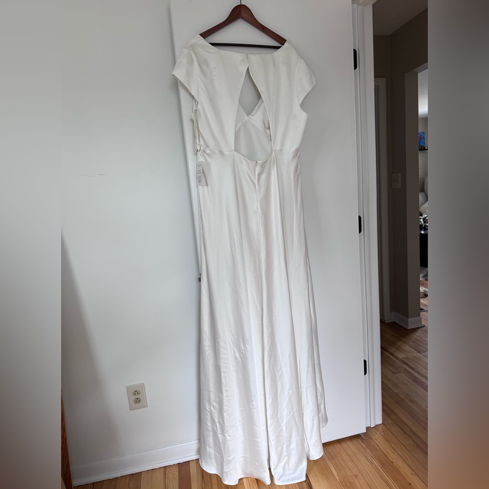 Anthropologie Jenny Yoo Bronwyn Wedding Dress in ivory NWT size 24 | bride - Picture 5 of 13
